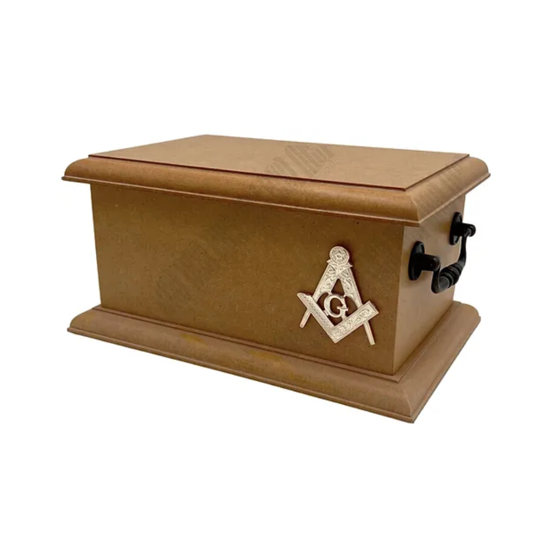 Urna Box Premium com Aplique Maçonaria