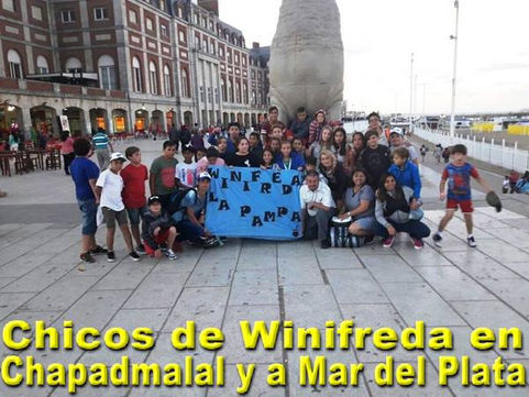 Chicos de Winifreda conocieron el mar