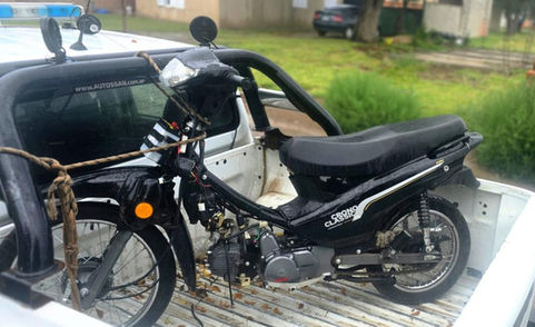 Recuperaron en Winifreda una motocicleta robada en Eduardo Castex: el autor del hecho es un menor de 14 años