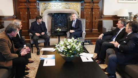 Mesa de Enlace: el pampeano Chiesa en reunión con Macri