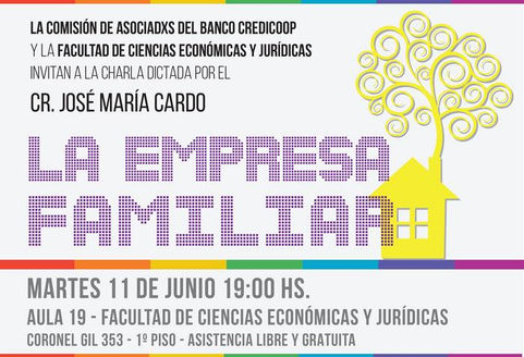Charla abierta y gratuita: «La Empresa Familiar»