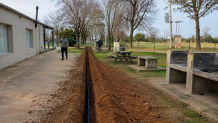 Winifreda avanza con nuevas mejoras en el camping del Parque Recreativo