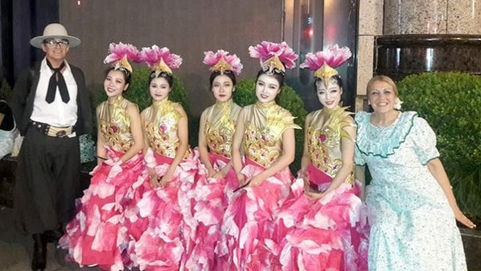 Los winifredenses Silvia Navarro y Ricardo Galeano bailaron en Shangái y se llevaron los aplausos