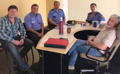 Winifreda: Trabajos para la 2ª Fiesta Provincial del Mate