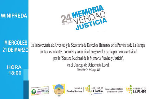 Memoria, verdad y justicia en Winifreda