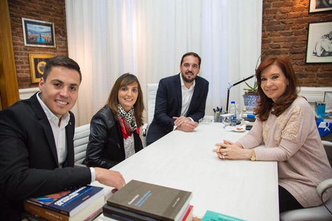 Cristina recibió a Di Nápoli, Echeveste y Alonso