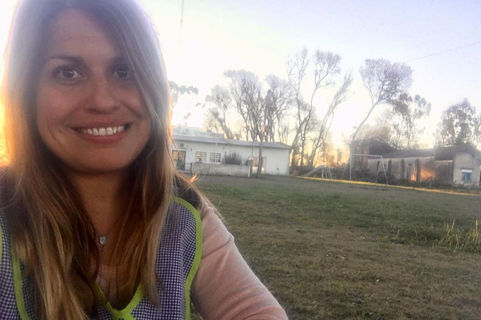 La historia de la maestra pampeana, única habitante del paraje Colonia El Balde