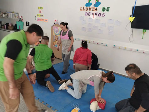 Familias y educadoras del CDI de Winifreda participaron de una capacitación para actuar ante emergencias