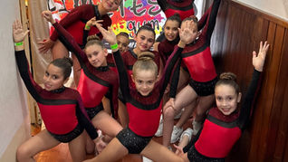 Límites Gym tuvo su debut zonal con seis coreografías y ya se prepara para competir en Pilar