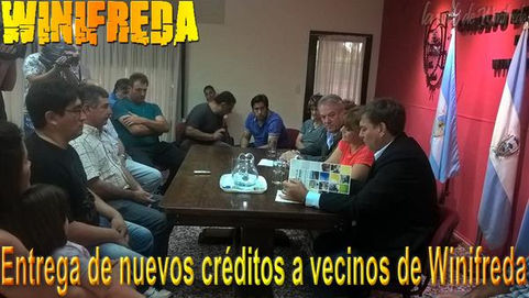Entregaron nuevos créditos a vecinos de Winifreda