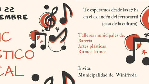Winifreda: Pic Nic artístico musical en el andén de la estación