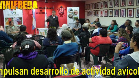 Impulsan desarrollo de actividad avícola en Winifreda