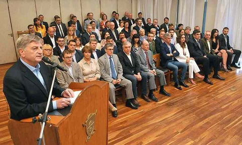 Ziliotto presentó su gabinete provincial