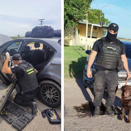 Secuestran más de un kilo de cocaína en un Puesto Caminero y detienen a una persona