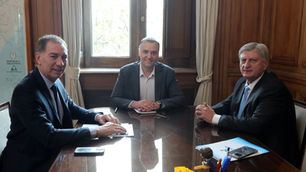 Sergio Ziliotto visita Casa Rosada y se reúne con Diego Santilli y Manuel Adorni