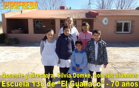 Winifreda: Escuela rural de «El Guanaco» cumplió 70 años