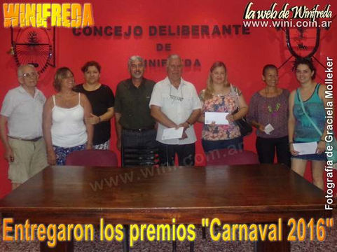 Entregaron los premios "Carnaval 2016"