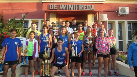 Exitosa correcaminata de Winifreda: todos los corredores