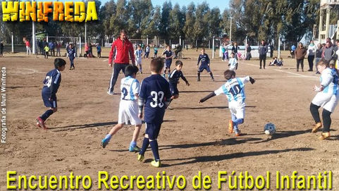 Encuentro recreativo de fútbol infantil en Winifreda