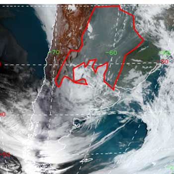 El humo de la Amazonia llegó a La Pampa