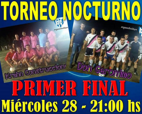 Esta noche se disputa la primera final del Torneo Nocturno