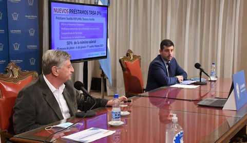 Ziliotto anunció reprogramación de vencimientos y más asistencia económica del BLP