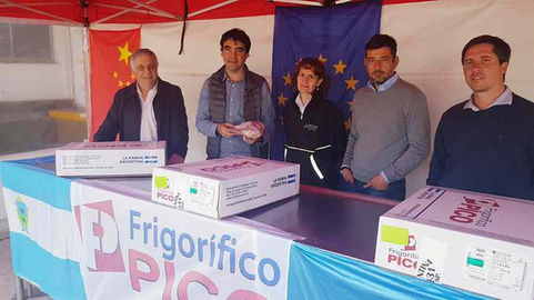 El Frigorífico Pico concretó su primer embarque de carne bovina a China.