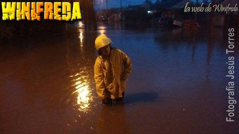 Más de 300 milímetros en Winifreda