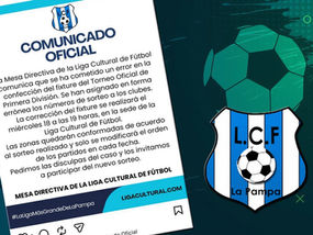 La Liga Cultural repetirá el sorteo del fixture tras detectar un error en la confección