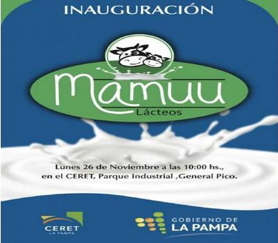 Inauguran planta láctea pampeana