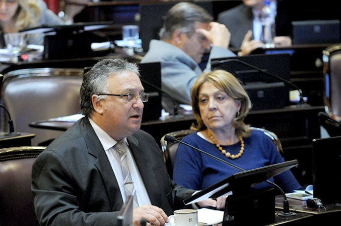 Senadores Norma Durango y Daniel Lovera