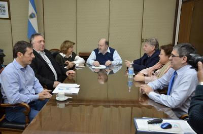 Verna recibió a legisladores nacionales del PJ para analizar el Presupuesto 2019