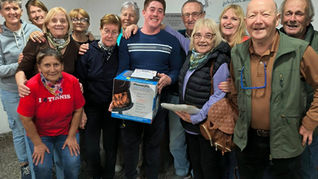 Gran convocatoria y clima de fiesta en el bingo del Centro de Jubilados de Winifreda