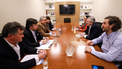 Alberto recibió a la Mesa de Enlace y les dijo que no eliminará las retenciones