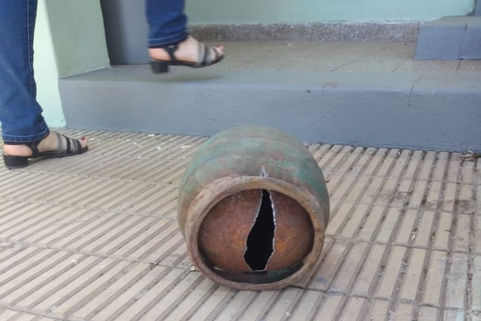 Una garrafa explotó e hirió a un winifredense