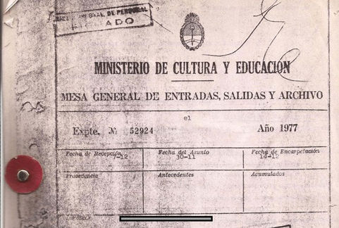 La profesora delatora del Colegio Nacional de Santa Rosa