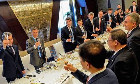 Macri presentó El Tambolar en China, que le quitará más agua al oeste pampeano