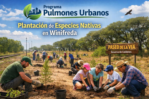 Winifreda impulsa el ambiente: invitan a participar de una jornada de forestación con especies nativas
