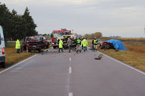 Tragedia en la Ruta 1: tres muertos en un choque frontal