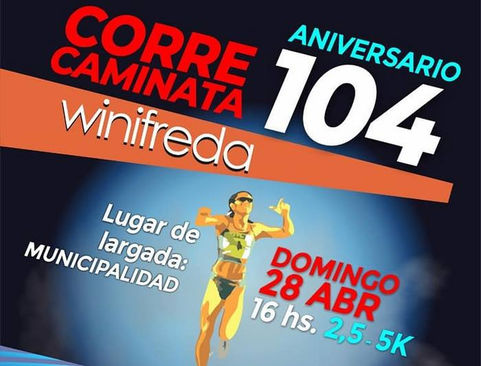 Éste domingo se realiza la correcaminata en Winifreda
