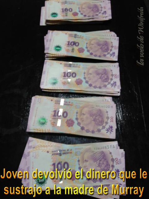 Murray presiono a su novia para que sustrajera dinero