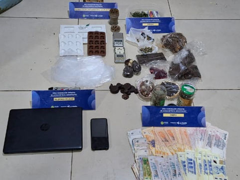 Allanamiento en Santa Rosa: secuestran drogas, hongos alucinógenos y alimentos con cannabis en una investigación federal
