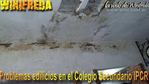 La situación del colegio IPCR toco fondo con las ultimas lluvias