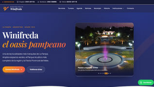 Winifreda estrenó su página web: información municipal, servicios y turismo en un mismo lugar