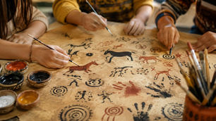 Winifreda invita a los más chicos a participar del Taller de Pintura Ancestral