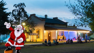 Papá Noel llega a Winifreda para compartir una tarde mágica en familia