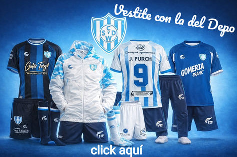 Última oportunidad: este viernes cierra la tercera venta de indumentaria oficial del Deportivo Winifreda