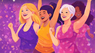 Winifreda se prepara para una mega coreografía por el día de la mujer