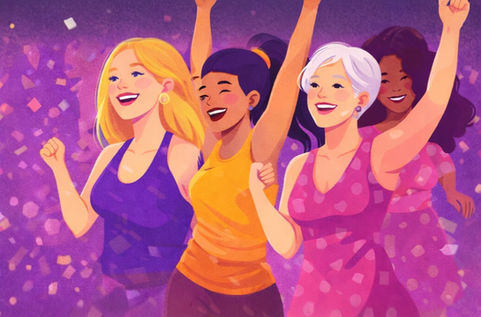 Winifreda se prepara para una mega coreografía por el día de la mujer