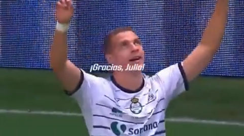 Julio Furch: Emotiva despedida del Santos Laguna (video)